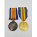 WW1 British War & Victory Medal Pair - Pte. A. Keeler, Lancashire Fusiliers