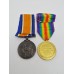 WW1 British War & Victory Medal Pair - Pte. A. Keeler, Lancashire Fusiliers