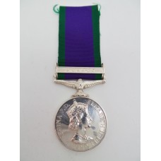 Campaign Service Medal (Clasp - Borneo) - Gnr. D. Hastings, Royal Artillery