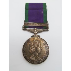 Campaign Service Medal (Clasp - Northern Ireland) - Pte. G. Cruddas, Light Infantry