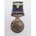 Campaign Service Medal (Clasp - Northern Ireland) - Pte. G. Cruddas, Light Infantry