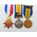 WW1 1914-15 Star Medal Trio - 2nd Lieut. G.P. Hall, South Lancashire Regiment