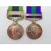1908 India General Service Medal (Clasp - North West Frontier 1930-31) and General Service Medal (Clasp - Palestine) - Pte. J.A. Wallace. 2nd Bn. Essex Regiment 