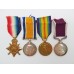 1914-15 Star Medal Trio and Army LS&GC Medal Group of Four - Spr. A. Pimblott, Royal Engineers (Attd. Defence Light Section 3rd Sappers & Miners, Indian Army)