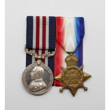 WW1 Military Medal & 1914 Mons Star - Gnr. A. Balcombe, Royal Artillery