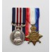 WW1 Military Medal & 1914 Mons Star - Gnr. A. Balcombe, Royal Artillery