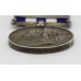 Egypt Medal (Clasps - The Nile 1884-85, Kirbekan) - Pte. S. Davies, Army Hospital Corps