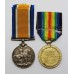 WW1 British War & Victory Medal Pair - Pte. P. Redman, Middlesex Regiment