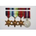 WW2 1939-45 Star, Atlantic Star, Burma Star & War Medal Group of Four - Unattributed