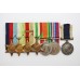 WW2 and Naval Long Service & Good Conduct Medal Group of Seven - A.P.O. E.F. Burtenshaw, H.M.S. Cape Town, Royal Navy