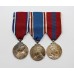 1935 Jubilee, 1937 Coronation and 1953 Coronation Medal Trio
