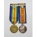 WW1 British War & Victory Medal Pair - Pte. L.L. Haskey, Army Service Corps