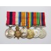WW1 Distinguished Conduct Medal, 1914-15 Star Trio, WW2 Defence & War Medal Group of Six - B.S.Mjr. G. Dunger, Royal Horse Artillery / Royal Field Artillery - Wounded