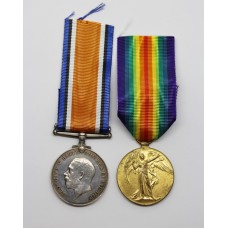 WW1 British War & Victory Medal Pair - Spr. W. Ridsdale, Royal Engineers