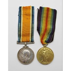 WW1 British War & Victory Medal Pair - Pte. J. Clayton, West Riding Regiment