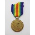 WW1 Victory Medal - Pte. F.S. Clayton, The King's (Liverpool) Regiment