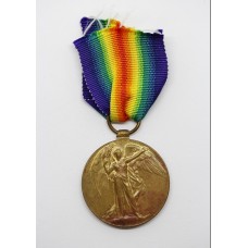 WW1 Victory Medal - Pte. F.S. Clayton, The King's (Liverpool) Regiment