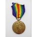 WW1 Victory Medal - Pte. F.S. Clayton, The King's (Liverpool) Regiment