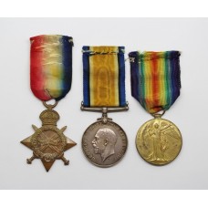 WW1 1914-15 Star Medal Trio - Gsr./Dkyn. F. Clayton, Mercantile Fleet Auxiliary