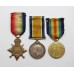 WW1 1914-15 Star Medal Trio - Gsr./Dkyn. F. Clayton, Mercantile Fleet Auxiliary