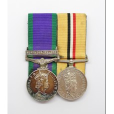 Campaign Service Medal (Clasp - Northern Ireland) & Iraq Medal - Spr. M.G. Woodrow, Royal Engineers