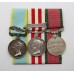 1854 Crimea Medal (Clasp - Sebastopol), Indian Mutiny Medal (Clasp - Central India) & Turkish Crimea Medal - Jas Butler, 72nd Highlanders