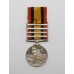 Queen's South Africa Medal (Clasps - Orange Free State, Transvaal, Laing's Nek, South Africa 1901) - Pte. W. Ball, South Lancashire Regiment
