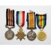 WW1 Military Medal and 1914-15 Star Trio - Pte. G.W. Hutchinson, 8th Bn. South Lancashire Regiment