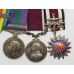 WW1 1914 Mons Star & Bar, British War Medal, Victory Medal (MID), GSM (Clasp - Iraq), LS&GC and Corps of Commissionaires Medal Group of Six - Sgt. E.A. Green, Royal Field Artillery