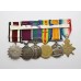 WW1 1914 Mons Star & Bar, British War Medal, Victory Medal (MID), GSM (Clasp - Iraq), LS&GC and Corps of Commissionaires Medal Group of Six - Sgt. E.A. Green, Royal Field Artillery