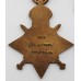 WW1 1914-15 Star Medal Trio - Cpl. J. Evans, King's Shropshire Light Infantry - Wounded