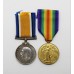 WW1 British War & Victory Medal Pair - Pte. A.R. Cannings, 10th Bn. West Yorkshire Regiment