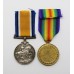 WW1 British War & Victory Medal Pair - Pte. A.R. Cannings, 10th Bn. West Yorkshire Regiment