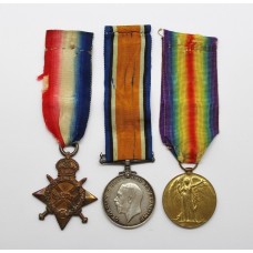 WW1 1914-15 Star Medal Trio - Pte. F.C. Terry, Royal Army Medical Corps