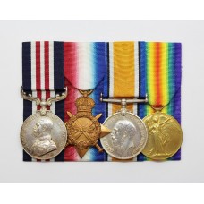 WW1 Military Medal and 1914-15 Star Trio - Cpl. G.E. Haynes, 6th Bn. York & Lancaster Regiment