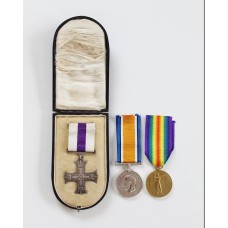 WW1 Military Cross, British War Medal & Victory Medal - Lieut. A.C. Stalman, 6th Bn. West Riding Regiment