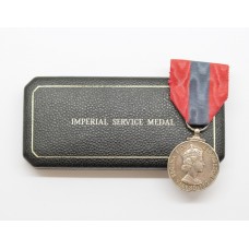 ERII Imperial Service Medal in Box of Issue - John Bath