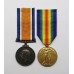 WW1 British War & Victory Medal Pair - Pte. F.J. Patmore, West Yorkshire Regiment