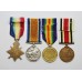 WW1 1914-15 Star Medal Trio and George V Special Constabulary Long Service Medal - 2nd Lieut. W. Clough, Royal Engineers & Machine Gun Corps