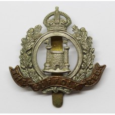 4th Battalion, Sufolk Regiment Cap Badge - King's Crown