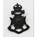 21st County of London Bn. (First Surrey Rifles) London Regiment Cap Badge - King's Crown
