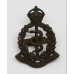 Royal Army Medical Corps (R.A.M.C.) Officer's Service Dress Cap Badge - King's Crown