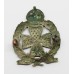 Inns of Court Regiment Officer's Cap Badge - King's Crown