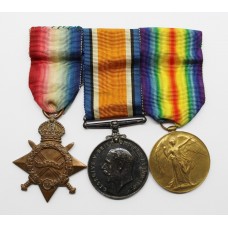 WW1 1914-15 Star Medal Trio - Gnr. J.H. Shacklady, Royal Field Artillery