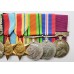 WW1, 1908 IGS (2 Clasps), WW2 and George V Long Service & Good Conduct Medal Group of Eight - Sjt. W.J. Wilcox, Royal Artillery