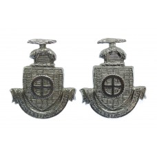 Pair of Dewsbury Borough Police Collar Badges