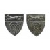 Pair of Leicestershire & Rutland Constabulary Collar Badges
