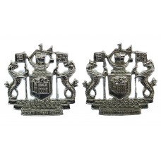 Pair of Port of London Authority Police Collar Badges