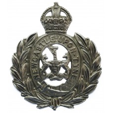 Newcastle-Upon-Tyne City Police Wreath Cap Badge - King's Crown