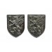 Pair of Somersetshire Constabulary Collar Badges